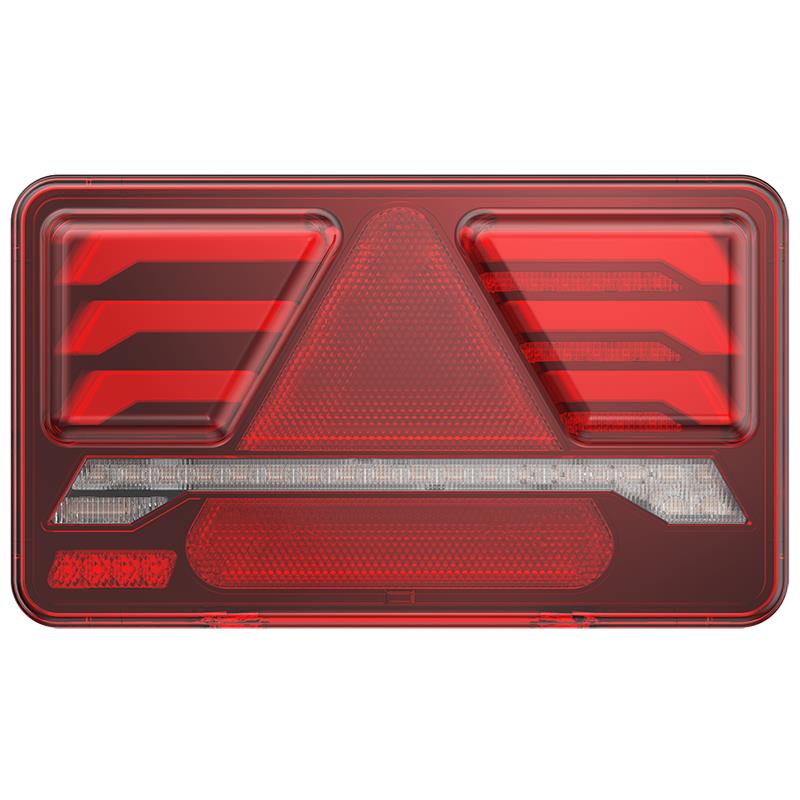 LED Heckleuchte TM18, 12/24V, re, SIMAC 7-polige AMP-Steckdose, LED-Kontroll